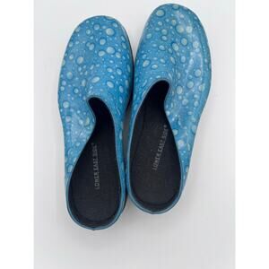 Lower East Side Blue Polka Dot Clogs